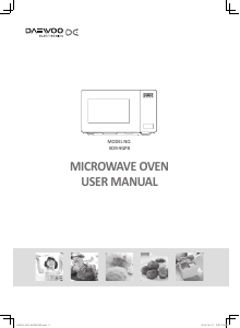 Manual Daewoo KOR-9GPB Microwave