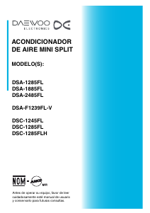 Manual de uso Daewoo DSA-F1239FL-V Aire acondicionado