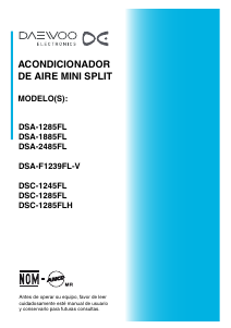 Manual de uso Daewoo DSC-1285FL Aire acondicionado