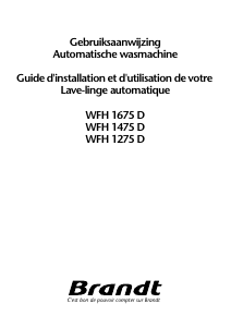 Mode d’emploi Brandt WFH1275D Lave-linge
