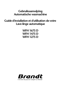 Mode d’emploi Brandt WFH1675D Lave-linge