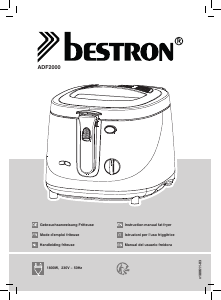 Manual de uso Bestron ADF2000 Freidora