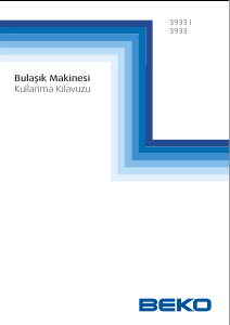 Kullanım kılavuzu BEKO 3933 I Bulaşık makinesi