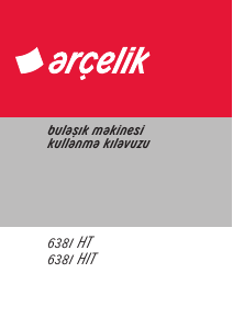 Kullanım kılavuzu Arçelik 6381 HIT Bulaşık makinesi