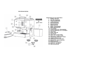 Handleiding Quick Mill 3035 Espresso-apparaat