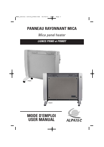 Mode d’emploi Alpatec PRMD 1000 Chauffage