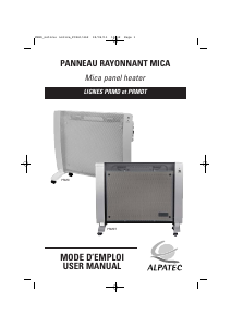 Manual Alpatec PRMD 1500 Heater