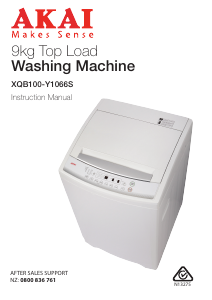 Handleiding Akai XQB100-Y1066S Wasmachine