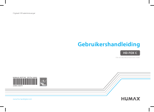 Handleiding Humax HD-Fox C Digitale ontvanger