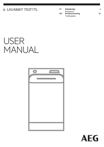 Käyttöohje AEG L75371TL Pesukone