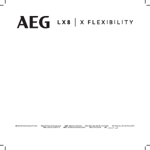 كتيب مكنسة كهربائية LX8-2-WR-P AEG