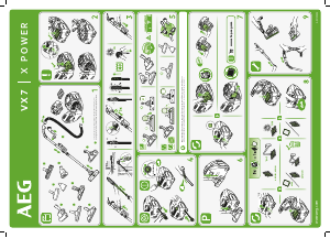 Manuale AEG VX7-2-CR-A Aspirapolvere