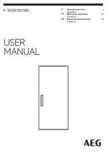 Manual AEG SFE81821DS Frigorífico