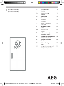 Manuale AEG SWB61501DG Frigorifero