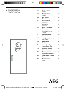 Manual AEG SWB63001DG Frigider