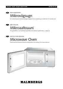 Manual Malmbergs MM717CFB Microwave