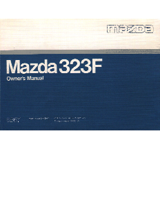 Handleiding Mazda 323 (1991)