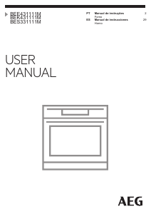 Manual de uso AEG BEE431111M Horno