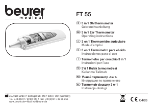 Instrukcja Beurer FT55 Termometr