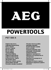 Руководство AEG PST 500 X Электрический лобзик
