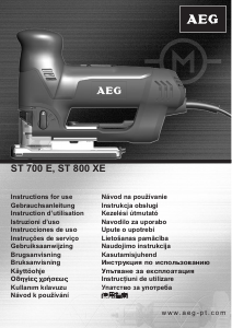 Manuale AEG ST 700 E Seghetto alternativo