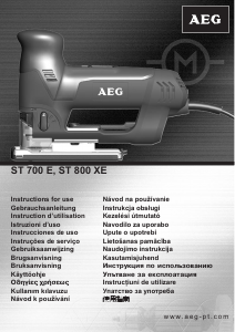 Руководство AEG ST 800 XE Электрический лобзик