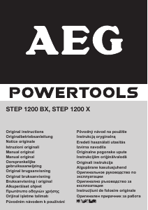 Руководство AEG STEP 1200 BX Электрический лобзик