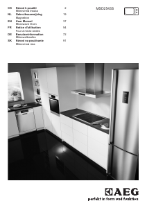 Manual AEG MSD2543S-M Microwave