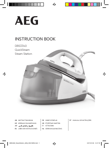 Manual AEG DBS3340 Ferro