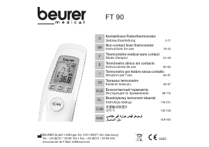 Руководство Beurer FT90 Термометр