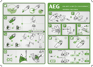 Manual AEG HX6-8DB-W Aspirador de mão