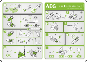 Εγχειρίδιο AEG HX6-8IW Ηλεκτρική σκούπα χειρός