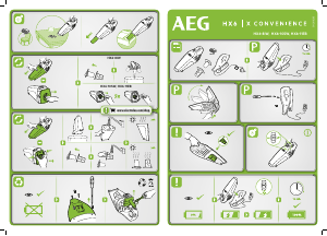 Manuale AEG HX6-10SW Aspirapolvere a mano