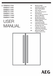 Manuale AEG RMB56111NX Frigorifero-congelatore