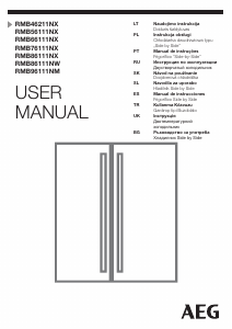 Manual de uso AEG RMB66111NX Frigorífico combinado