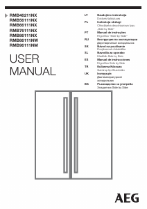 Посібник AEG RMB86111NX Холодильник із морозильною камерою
