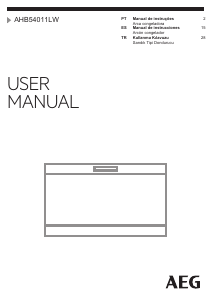 Manual de uso AEG AHB54011LW Congelador