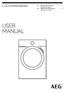Manual AEG T8DBG862 Máquina de secar roupa
