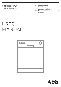 Manual de uso AEG FFB62700PM Lavavajillas