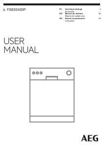 Manual AEG FSE83400P Maşină de spălat vase