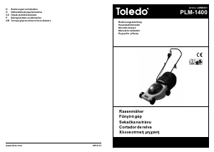 Manuál Toledo PLM-1400 Travní sekačka