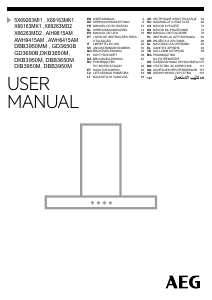 Manual AEG DBB3650M Hotă