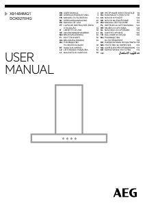 Manual AEG DCK0270HG Hotă