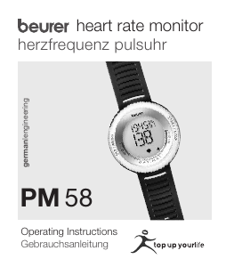 Manual Beurer PM 58 Sports Watch