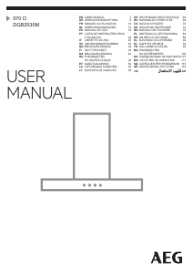 Manuale AEG DGB2530M Cappa da cucina