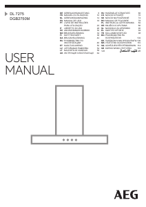 Manuale AEG DGB2750M Cappa da cucina