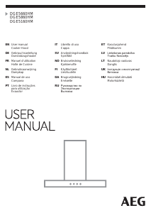 Manual AEG DGE5660HM Exaustor