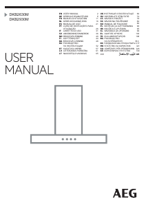 Manuale AEG DKB2930M Cappa da cucina