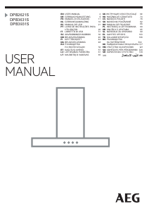 Manuale AEG DPB2621S Cappa da cucina