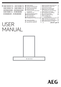 Manuale AEG DVB3850M Cappa da cucina